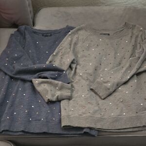 Tommy Hilfiger Gray and Blue Sweatshirts